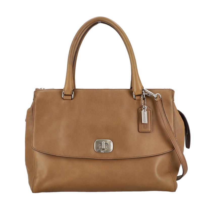 COACH コーチ/レガシーレザーハーパートリプルジップサッチェル/2WAYバッグ/23563//A13**/ABランク/18