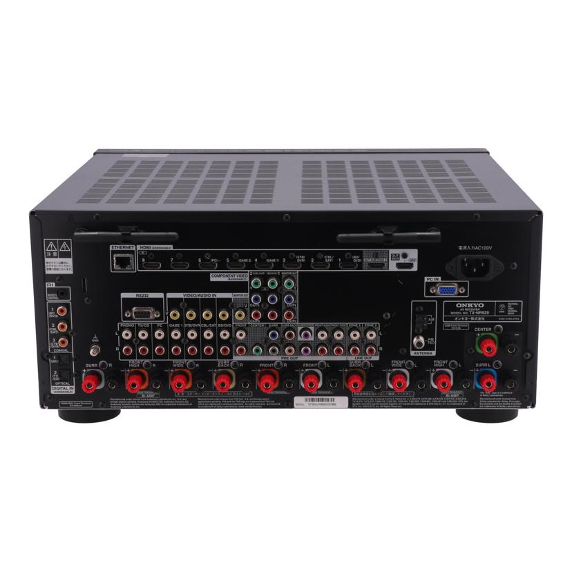 ONKYO オンキヨー /AVアンプ/TX-NR929//3730JJ1360020186/Bランク/84