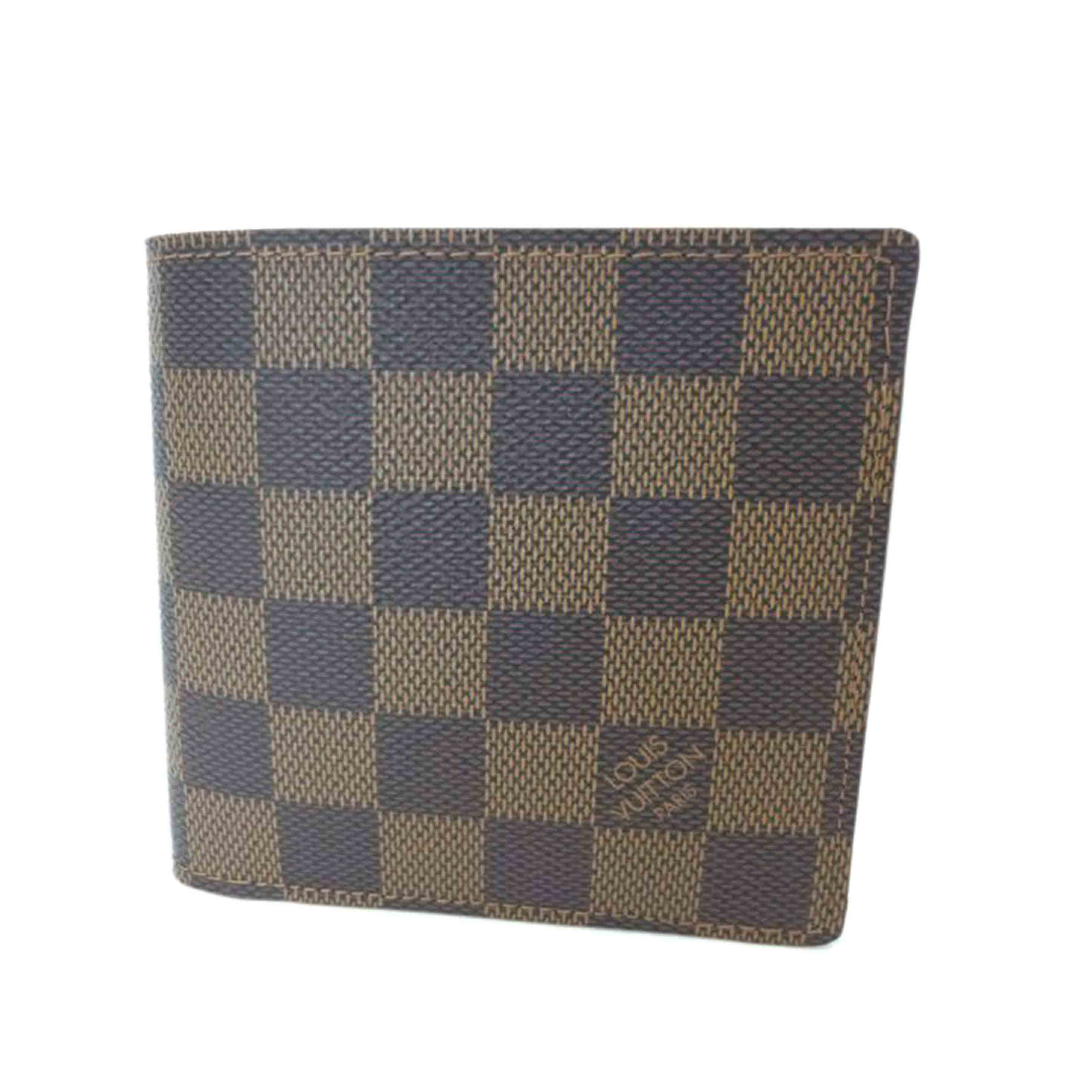 LV ルイヴィトン/ポルトフォイユ・マルコ/ダミエ/エベヌ/N61675//CA2***/Aランク/88