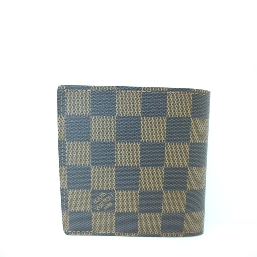 LV ルイヴィトン/ポルトフォイユ・マルコ/ダミエ/エベヌ/N61675//CA2***/Aランク/88