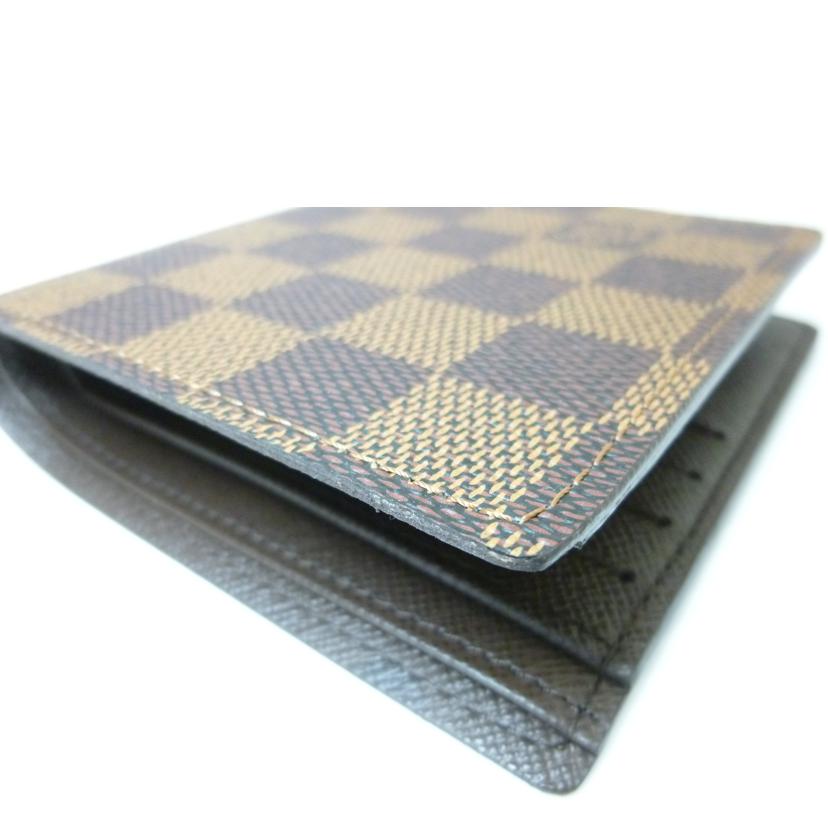 LV ルイヴィトン/ポルトフォイユ・マルコ/ダミエ/エベヌ/N61675//CA2***/Aランク/88