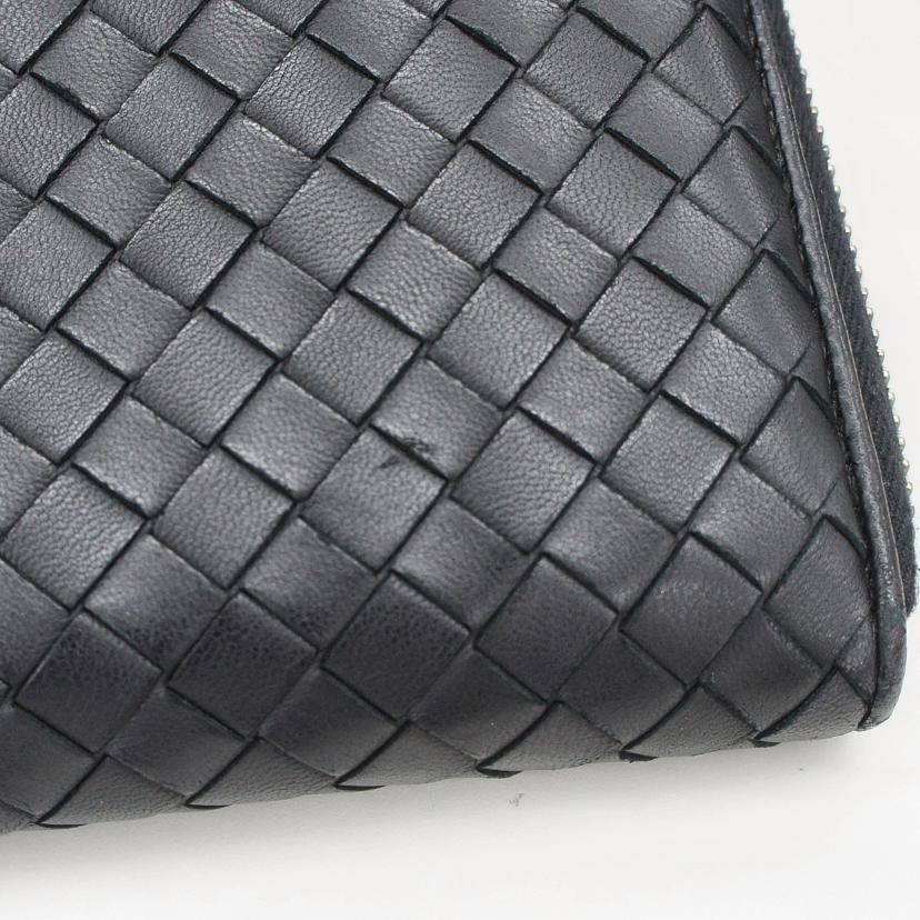 BOTTEGA VENETA BOTTEGA VENETA/イントレチャートラウンドジップ長財布//B02*******/ABランク/78
