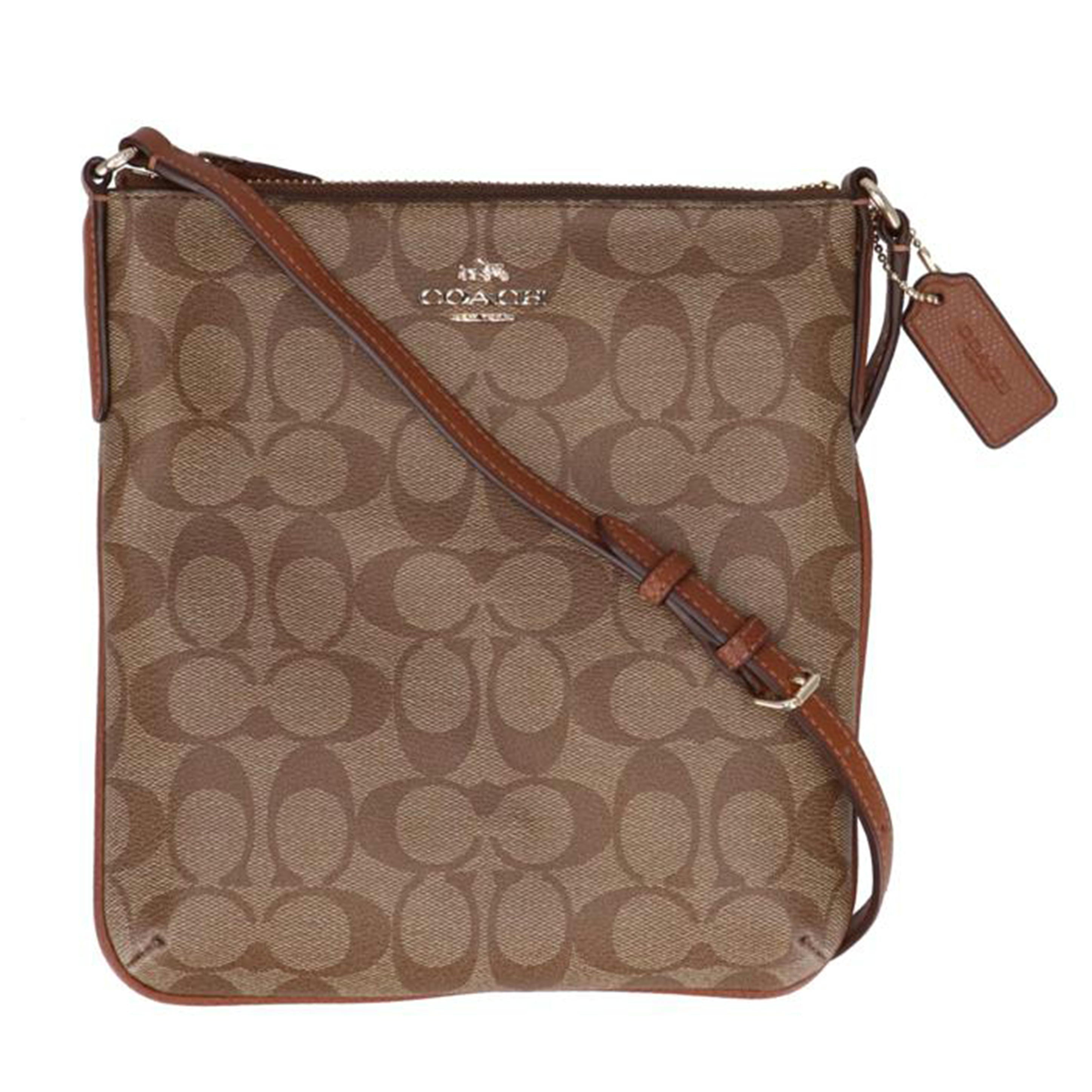 COACH コーチ/PVCシグネチャーショルダーバッグ/ブラウン/F35940//M15**/Aランク/18