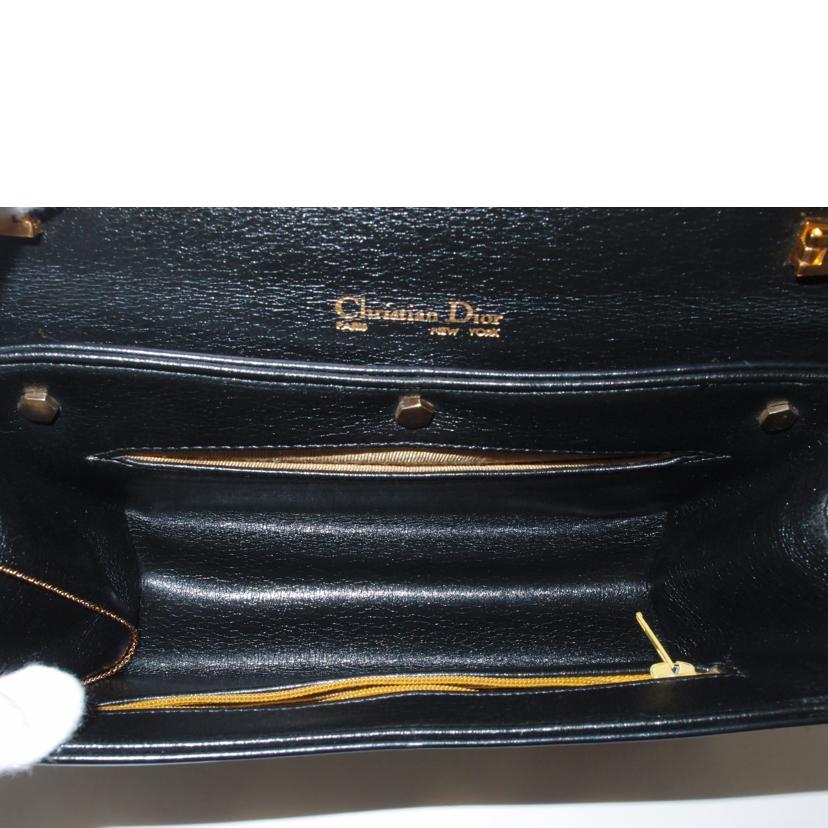 ChistianDior クリスチャンディオール/ヴィンテージクラッチバッグ/ブラック//ABランク/69