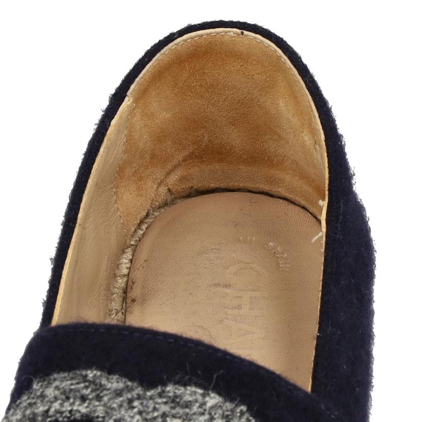 CHANEL シャネル/ココマークエスパドリーユ/ウールベルベット/G29762//サイズ:36/ABランク/91