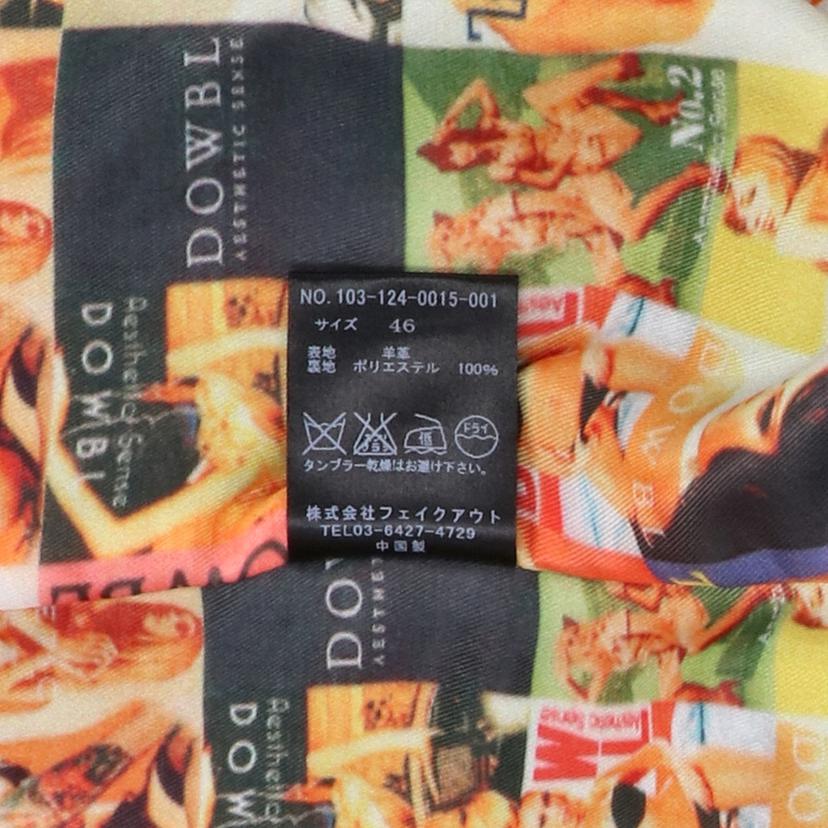 DOWBL ダブル/シングルライダースジャケット/103-124-0015-001//Bランク/85