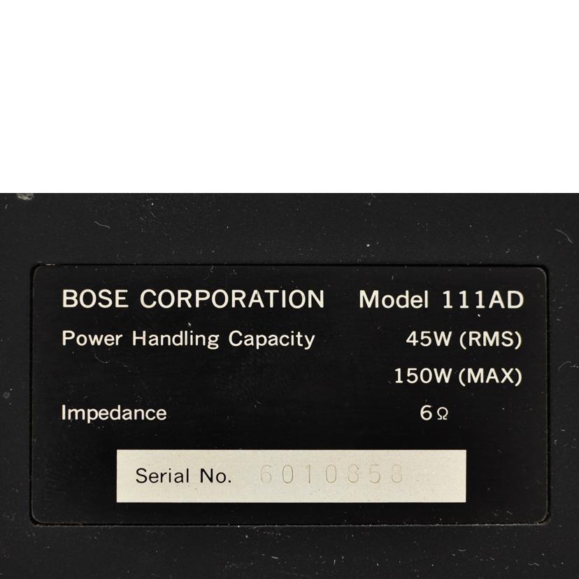 BOSE ボーズ/スピーカー/111AD//Bランク/75