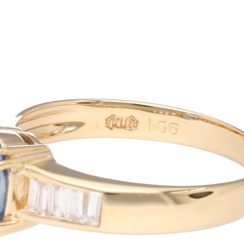 /K18サファイアR1.66/D0.20 鑑 #12//Aランク/75