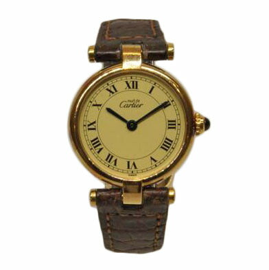 Cartier カルティエ/925マストヴァンドームヴェルメイユレザーベルトQZ//025**********/Bランク/92