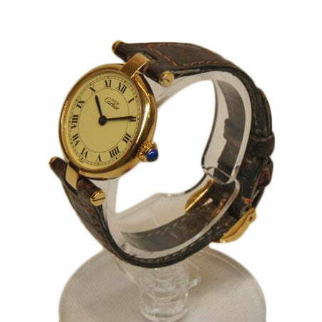 Cartier カルティエ/925マストヴァンドームヴェルメイユレザーベルトQZ//025**********/Bランク/92