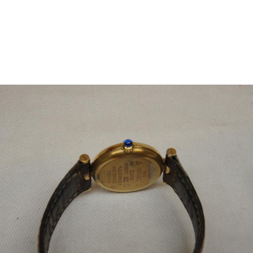 Cartier カルティエ/925マストヴァンドームヴェルメイユレザーベルトQZ//025**********/Bランク/92