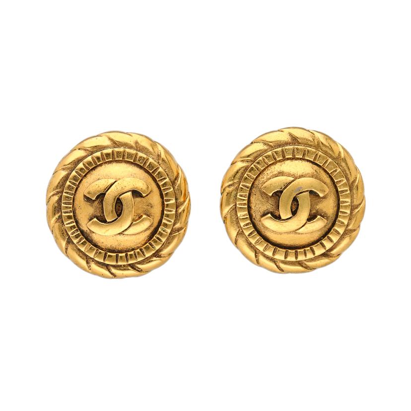 CHANEL /25 シャネル/△ココマークイヤリング //Bランク/75