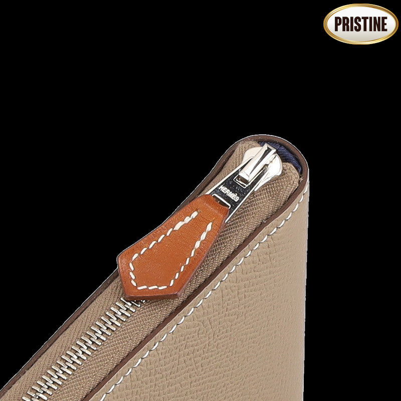 HERMES/アザップロングシルクイン/エプソン・エトゥープ //Y T*****/SAランク/75