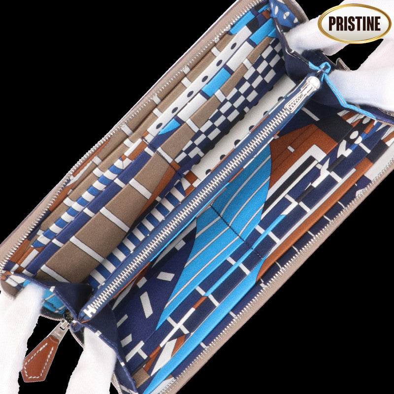 HERMES/アザップロングシルクイン/エプソン・エトゥープ //Y T*****/SAランク/75