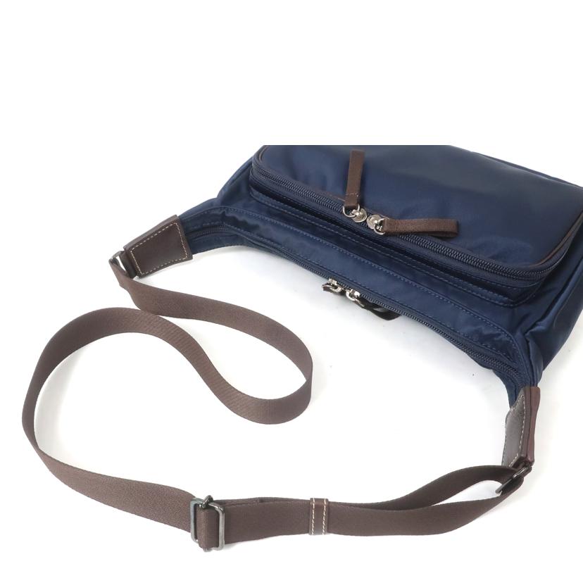 PORTER ポーター/ショルダーバッグ ダブルファスナー ネイビー//Aランク/65