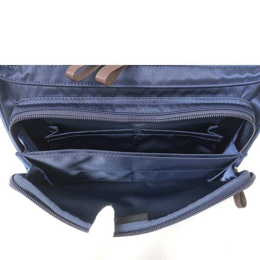 PORTER ポーター/ショルダーバッグ ダブルファスナー ネイビー//Aランク/65