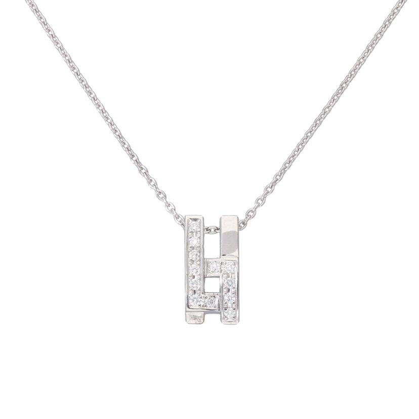 /K18ダイヤネックレス0.17ct//ABランク/75