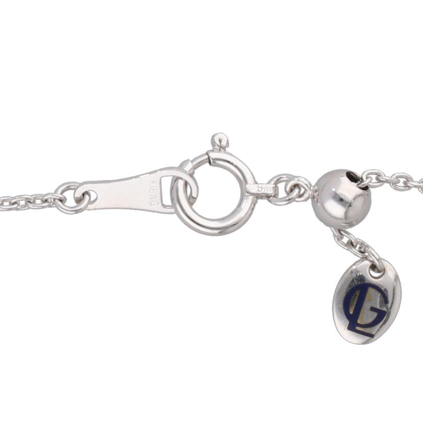 /K18ダイヤネックレス0.17ct//ABランク/75