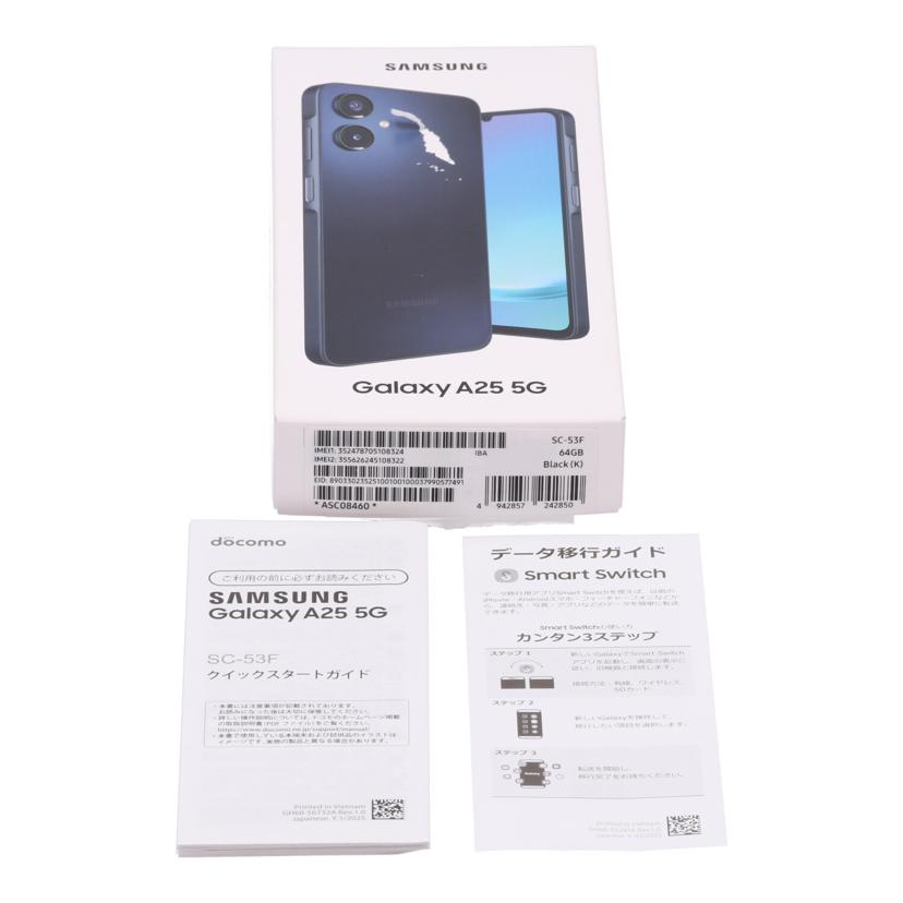 SAMSUNG docomo サムスン /スマートフォン/Galaxy A25 5G 64GB/SC-53F//RFCY213NXK/Aランク/65