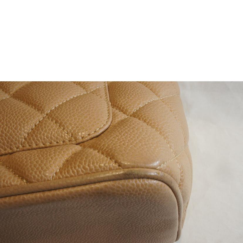 CHANEL シャネル/キャビアスキン復刻トートベージュGD金具//801****/ABランク/92