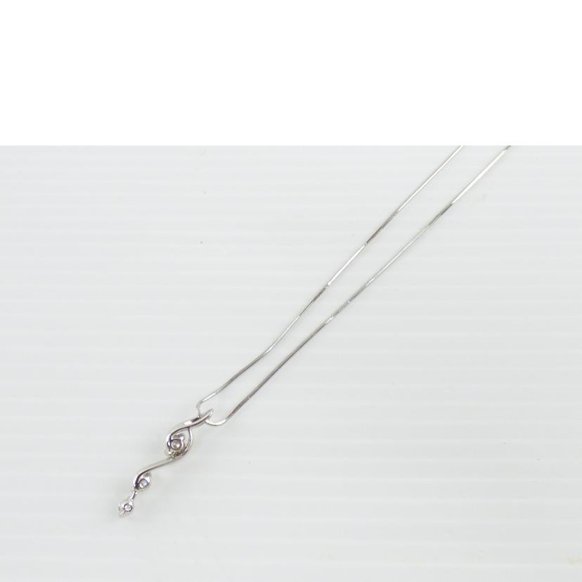 Pt900/850ダイヤネックレス0.30//ABランク/64