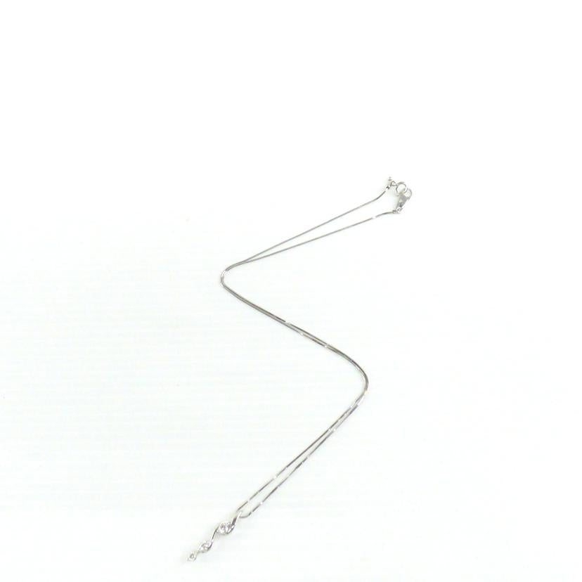 Pt900/850ダイヤネックレス0.30//ABランク/64