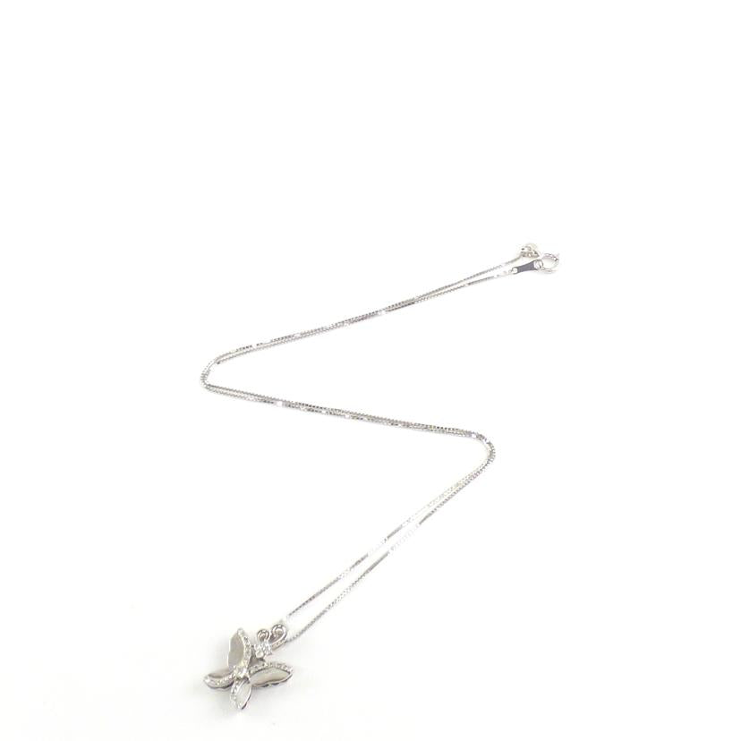 K18WGダイヤネックレス0.19//ABランク/64