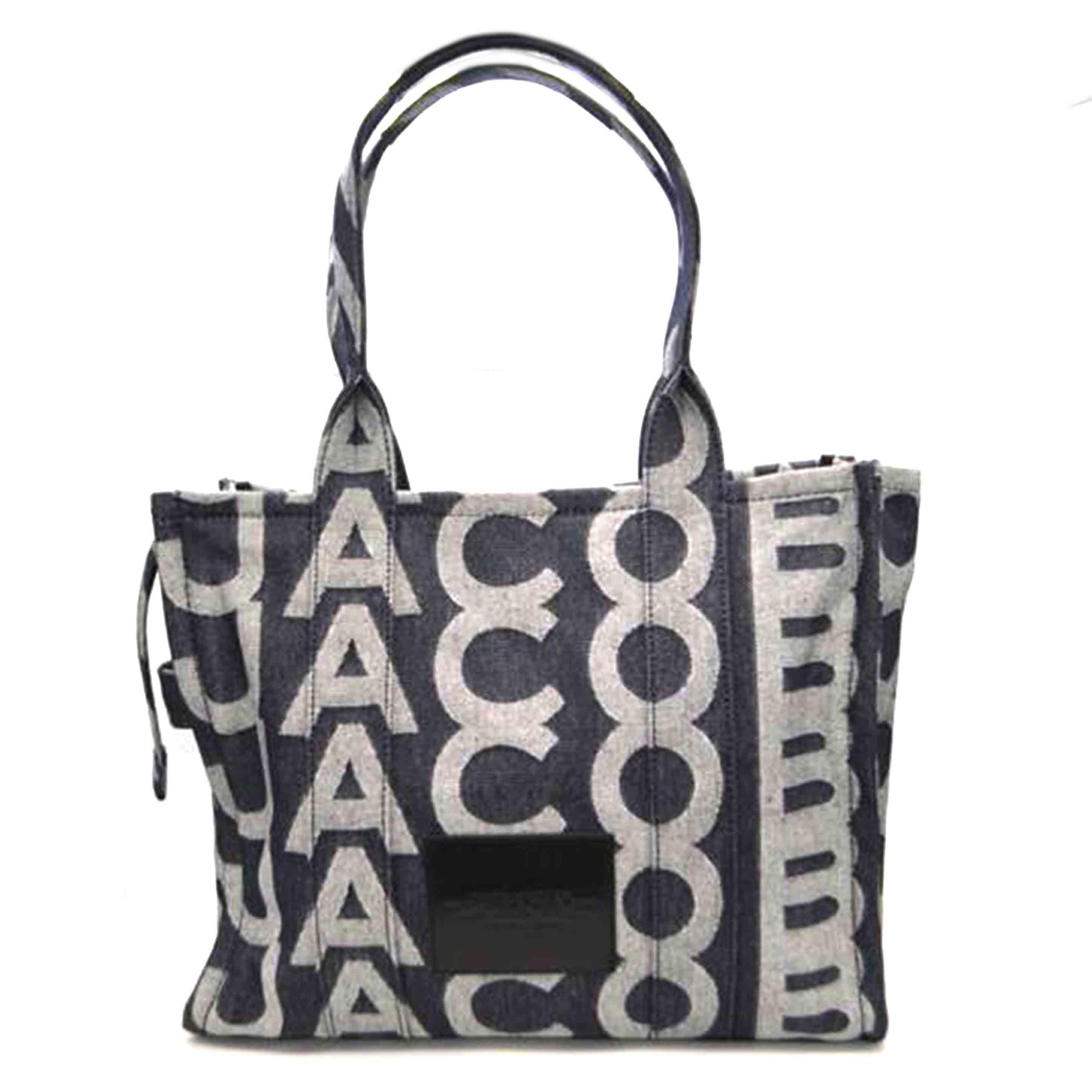 MARC JACOBS マークジェイコブス/モノグラムデニムラージショルダートートバッグ/H000M12FA22//SAランク/89