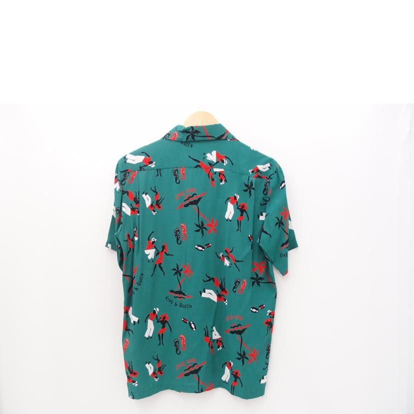 Aloha Blossom アロハブロッサム/アロハシャツKING&QUEEN/緑/AB-0003010111//Aランク/69