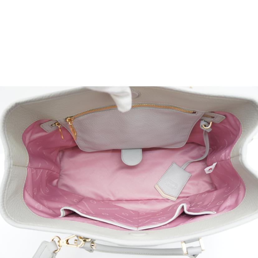 COCOCELUX GOLD ココセリュックスゴールド/牛革2wayレザーバッグ/グレー/205DA0365//Aランク/20