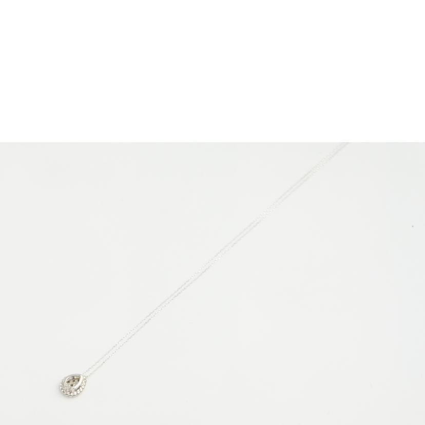 K18WGダイヤネックレス0.10//ABランク/64