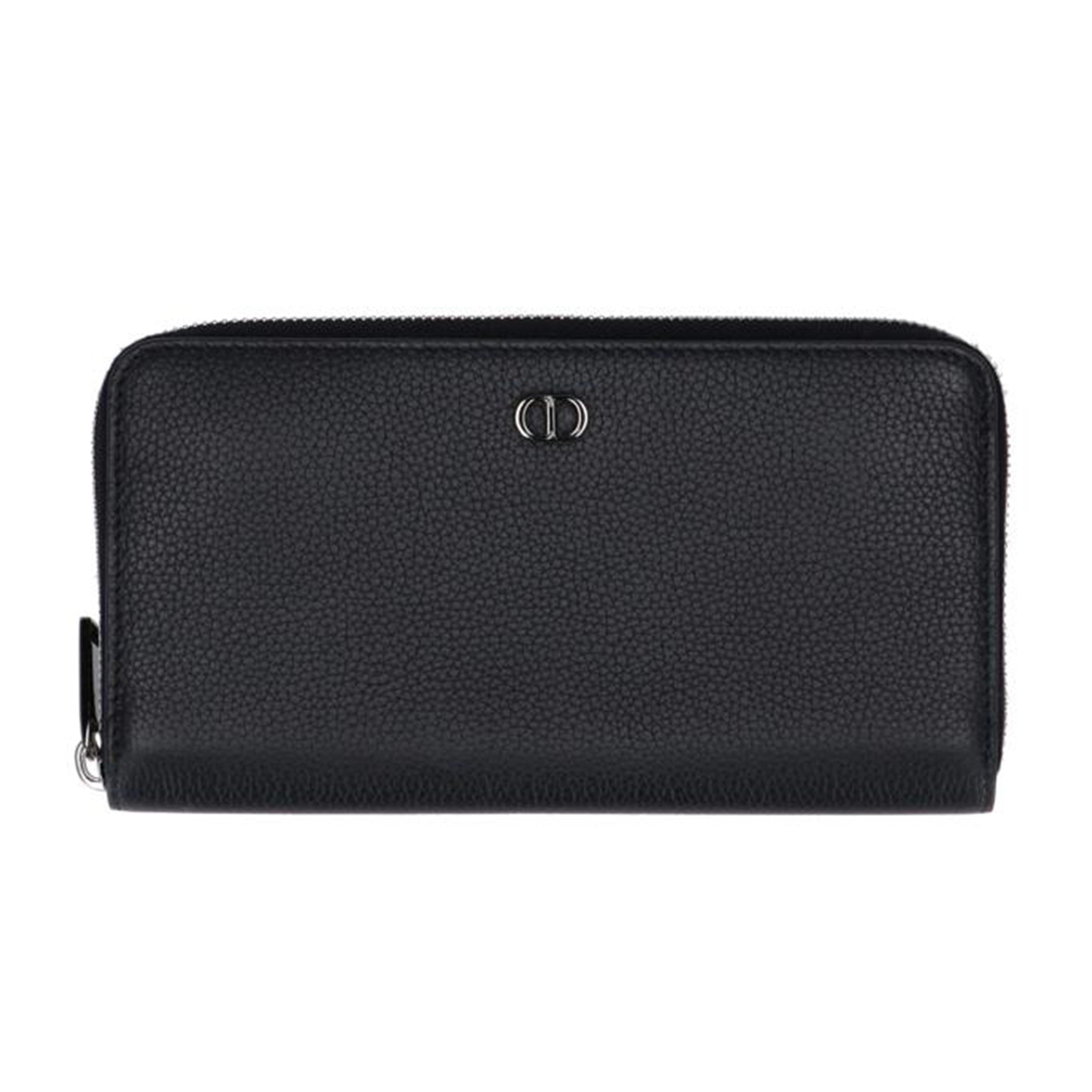 Dior ディオール/CDロゴラウンドファスナーレザー長財布//Aランク/75