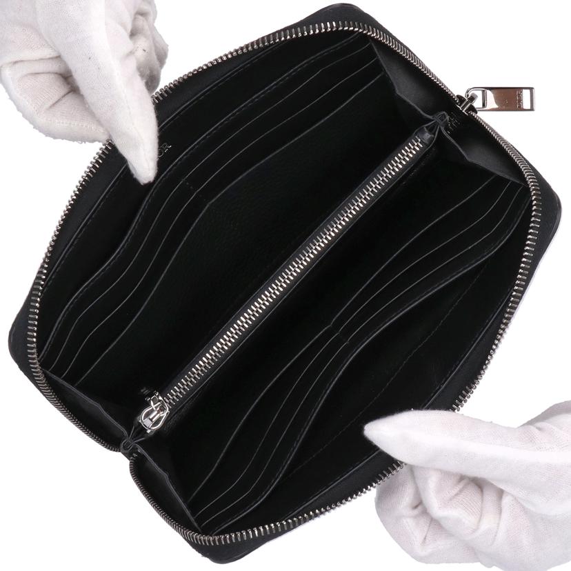 Dior ディオール/CDロゴラウンドファスナーレザー長財布//Aランク/75