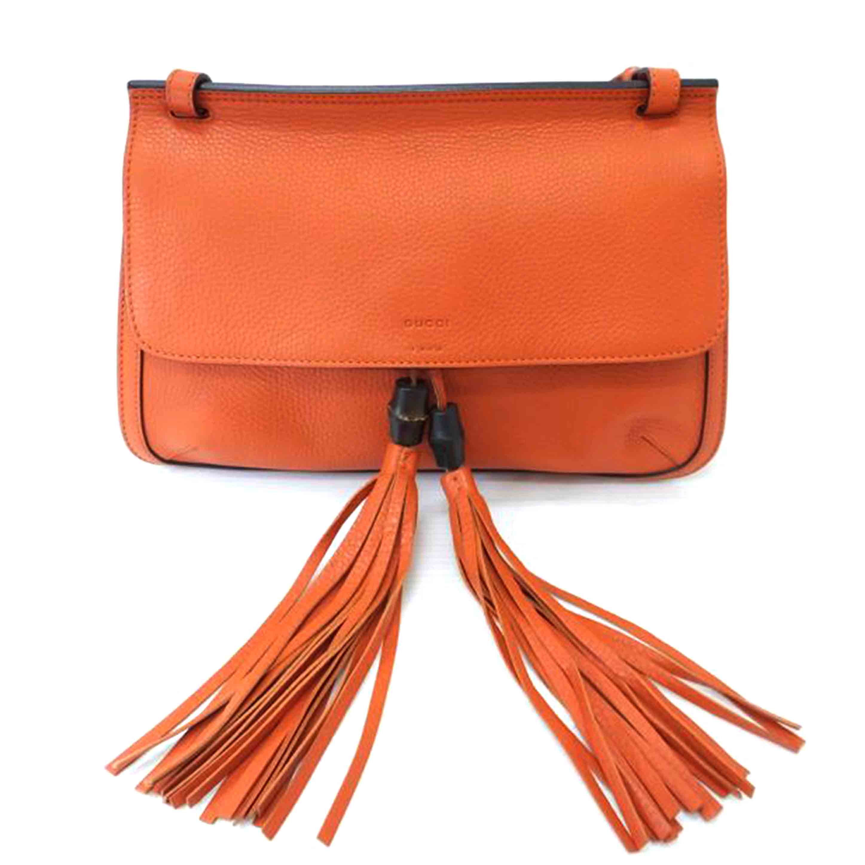 GUCCI グッチ/バンブーレザーショルダーバッグ/370826//520***/ABランク/88