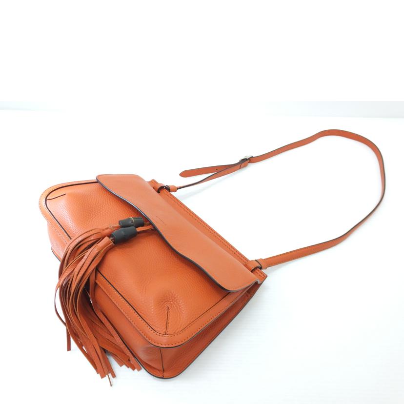 GUCCI グッチ/バンブーレザーショルダーバッグ/370826//520***/ABランク/88
