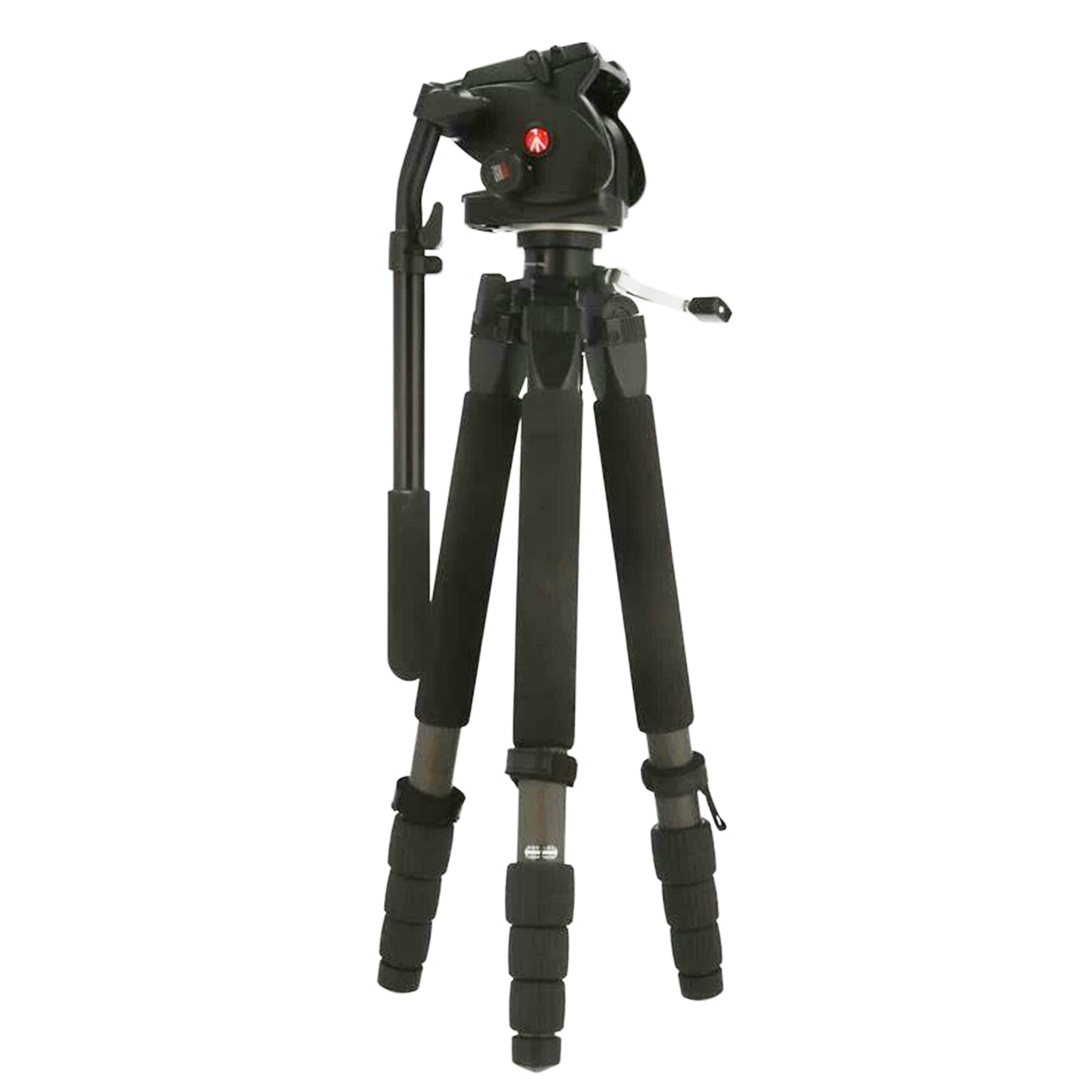 SLIK Manfrotto スリック マンフロット /4段三脚+ビデオ雲台/CARBON MASTER 924RO+503HDV//90310815/Bランク/64