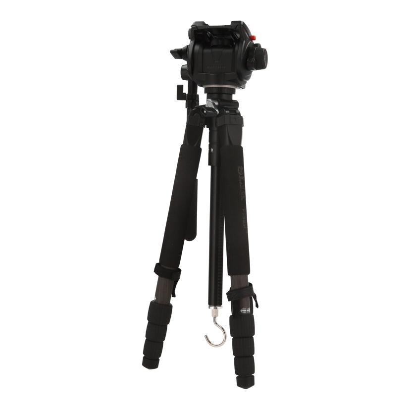 SLIK Manfrotto スリック マンフロット /4段三脚+ビデオ雲台/CARBON MASTER 924RO+503HDV//90310815/Bランク/64
