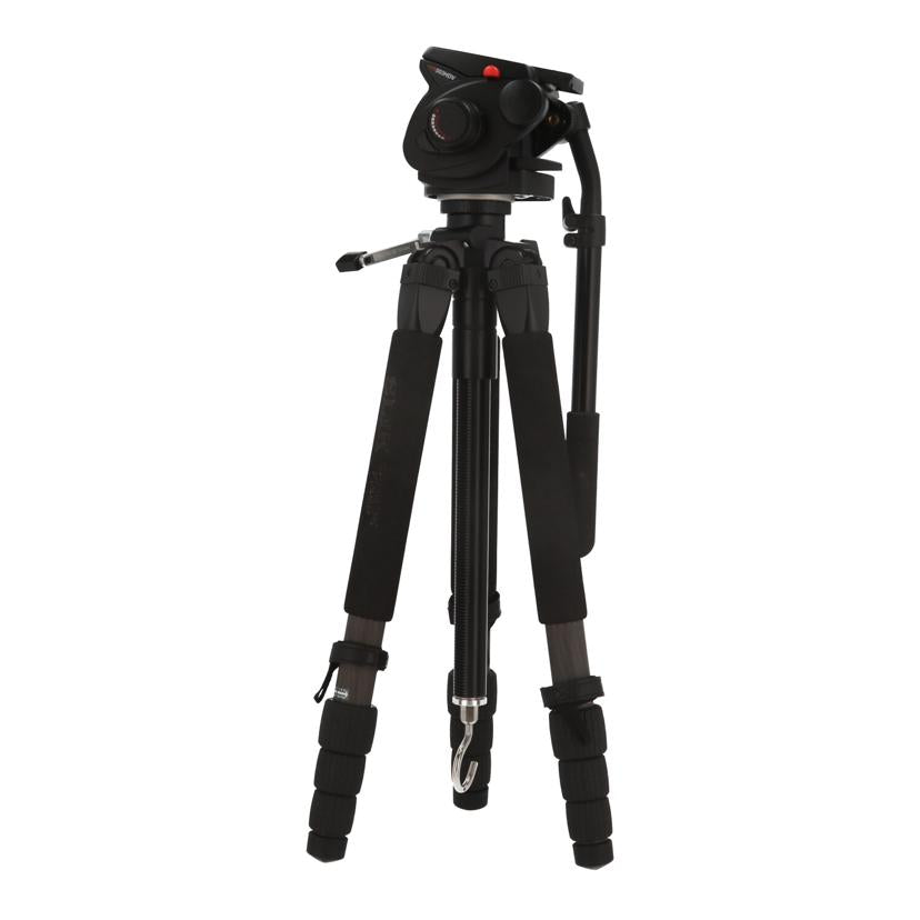 SLIK Manfrotto スリック マンフロット /4段三脚+ビデオ雲台/CARBON MASTER 924RO+503HDV//90310815/Bランク/64