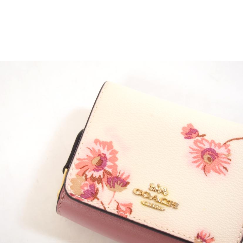 COACH コーチ/フローラルプリント三つ折り財布/F87761//J19**/ABランク/71