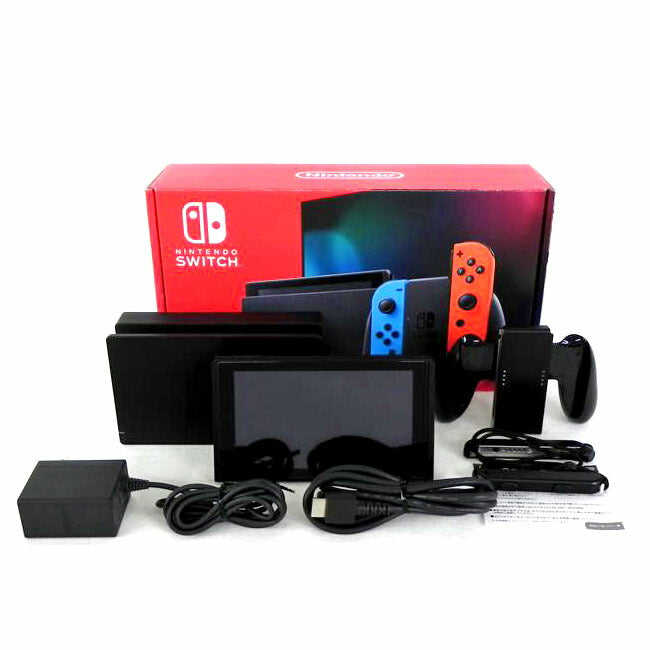 Nintenso 任天堂/新型番Switch ネオンブルー×ネオンレッド/HAC-001//XKJ70094672537/Bランク/81