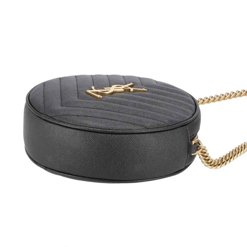 SAINT LAURENT サンローラン/ヴィニルモノグラム/チェーンショルダーバッグ/610436//101*/Bランク/19