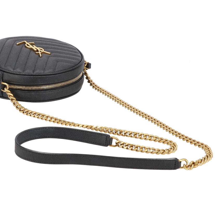SAINT LAURENT サンローラン/ヴィニルモノグラム/チェーンショルダーバッグ/610436//101*/Bランク/19