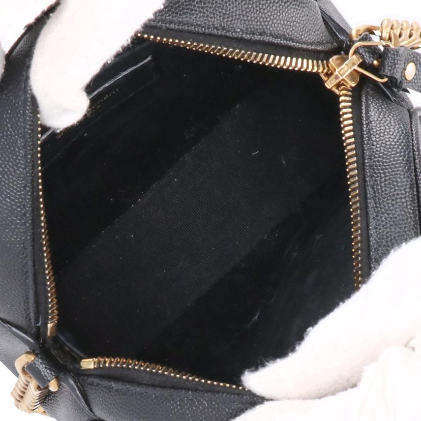 SAINT LAURENT サンローラン/ヴィニルモノグラム/チェーンショルダーバッグ/610436//101*/Bランク/19