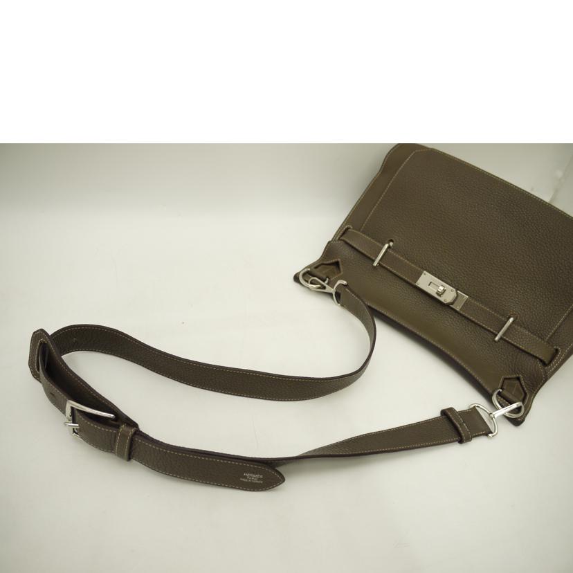 HERMES エルメス/△ジプシエール34/トリヨンクレマンス/トープ//□Q(*****/ABランク/69