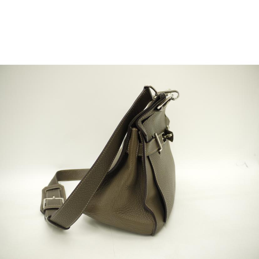 HERMES エルメス/△ジプシエール34/トリヨンクレマンス/トープ//□Q(*****/ABランク/69