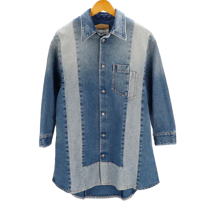 MAISON MARGIELA マルジェラ/再構築ヴィンテージ加工デニムジャケット/コート/S62CT0249 S30589//サイズ:36/Aランク/91