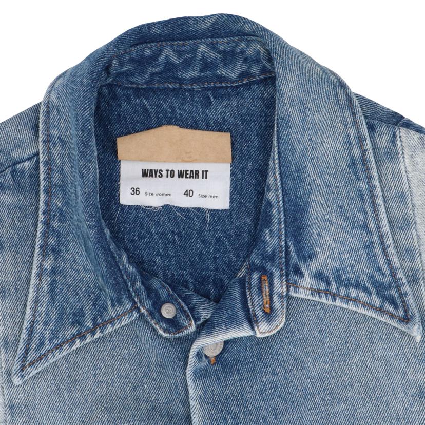 MAISON MARGIELA マルジェラ/再構築ヴィンテージ加工デニムジャケット/コート/S62CT0249 S30589//サイズ:36/Aランク/91