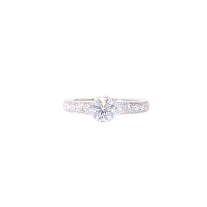 /◎PT950ダイヤリング0.56/0.26ct//Aランク/59