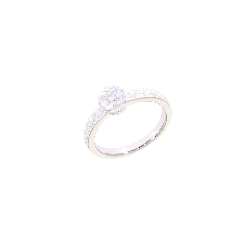 /◎PT950ダイヤリング0.56/0.26ct//Aランク/59