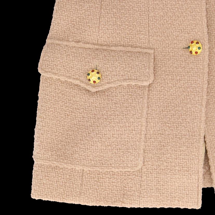 CHANEL シャネル/グリポアボタンツイードジャケット/ピンクベージュ/96A/P08382V05067//AB109/Aランク/05